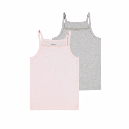 Name It 2 Pak Basis Strop Toppe Barely Pink