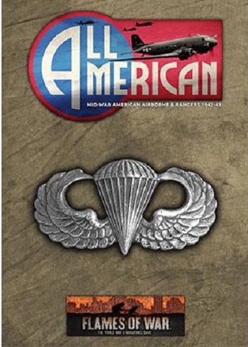 Flames Of War All American Mw Paratrooper Book And Cards A4 Booklet 20 Pages Cards