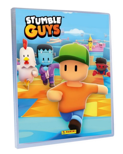 Panini Stumble Guys Trading Cards Collection Starter Set Starters ¦t Med Mappe & 3 Boosters