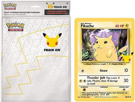 Pokemon First Partner Oversize Binder Pikachu