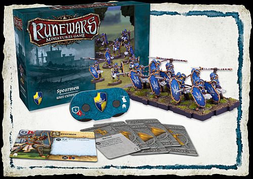 Runewars: The Miniatures Game Daqan Unit Expansion: Spearmen Fantasy Flight Games