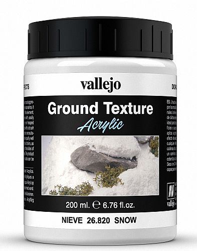 Vallejo Diorama Effects: Ground Texture Snow 200 Ml.