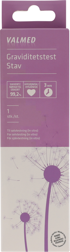 Valmed Graviditetstest 1 Stk Stav