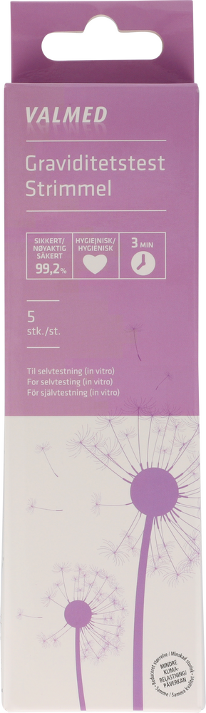 Valmed Graviditetstest 5 Stk Strimmel